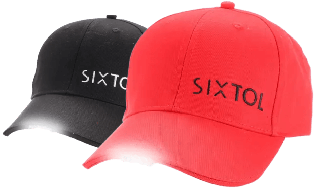 Stylowe czapki z oświetleniem LED do oświetlenia podczas pracy do późnych godzin wieczornych