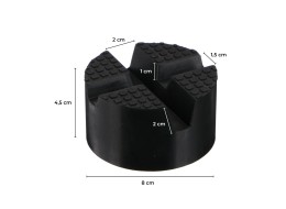 Gumowa podkładka do podnośnika samochodowego JACK PAD 5
