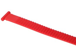Pasek mocujący do uchwytu rowerowego na hak, długość 27 cm, czerwony - część zamienna