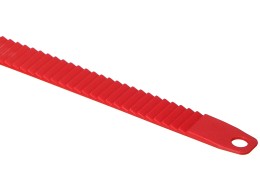Pasek mocujący do uchwytu rowerowego na hak, długość 27 cm, czerwony - część zamienna