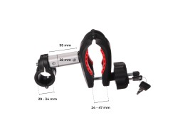 Ramię / uchwyt ramy roweru do bagażnika na hak, krótkie, długość 7 cm - część zamienna