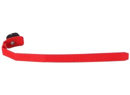 Pasek szybkiego mocowania do uchwytu rowerowego na hak, długość 38 cm, czerwony - część zamienna