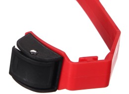 Pasek szybkiego mocowania do uchwytu rowerowego na hak, długość 38 cm, czerwony - część zamienna