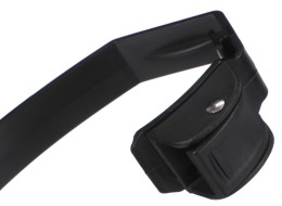Pasek szybkiego zapięcia do bagażnika rowerowego na hak, długość 38 cm, czarny - część zamienna
