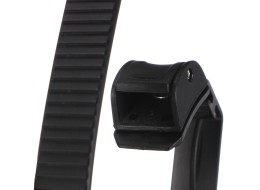 Pasek szybkiego zapięcia do bagażnika rowerowego na hak, długość 38 cm, czarny - część zamienna