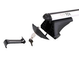 Aluminiowa belka poprzeczna z zamkiem ROOF RACK IN PRO, 120 cm, nośność 90 kg