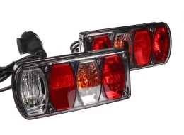 Zestaw świateł z kablem i wtyczką 13-pin do uchwytu rowerowego E-BIKE PREMIUM - część zamienna