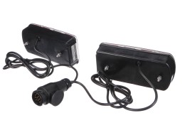 Zestaw świateł z kablem i wtyczką 13-pin do uchwytu rowerowego E-BIKE PREMIUM - część zamienna