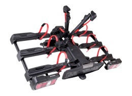 Uchwyt rowerowy na hak E-BIKE 3 PREMIUM - 3 rowery elektryczne, udźwig 60 kg, składany