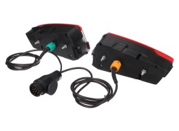 Zestaw świateł z kablem i wtyczką 13-pin do bagażnika rowerowego E-BIKE PRO - część zamienna
