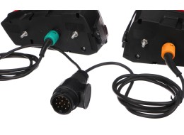 Zestaw świateł z kablem i wtyczką 13-pin do bagażnika rowerowego E-BIKE PRO - część zamienna
