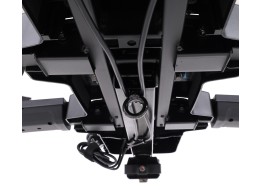 Uchwyt rowerowy na hak E-BIKE 3 PRO - 3 rowery elektryczne, udźwig 60 kg, składany