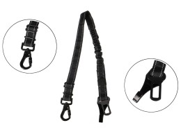 Pas bezpieczeństwa do samochodu dla psa CAR BELT FREDY, 63/90 x 2,5 cm
