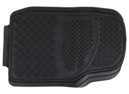Uniwersalne gumowe dywaniki samochodowe CAR MAT UNI SET 3, komplet, 4 szt.