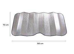 Osłona przeciwsłoneczna na przednią szybę samochodu CAR SUNSHADE PRO 6, 150 x 70 cm