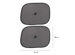 Osłona przeciwsłoneczna z przyssawką na boczne okno samochodu CAR SUNSHADE SET 7, 44 x 36 cm, 2 szt.
