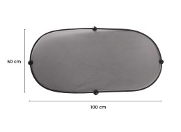 Osłona przeciwsłoneczna z przyssawką na szybę samochodu CAR SUNSHADE 8, 100 x 50 cm