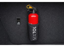 Uchwyt gaśnicy 1 kg do samochodu na rzep CAR FIRE 1