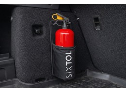 Uchwyt gaśnicy 1 kg do samochodu na rzep CAR FIRE 1