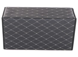 Organizer do bagażnika samochodowego CAR COMPACT ELEGANT L, 2 przegródki, składany, z pokrywą