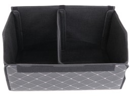 Organizer do bagażnika samochodowego CAR COMPACT ELEGANT L, 2 przegródki, składany, z pokrywą