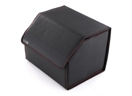 Organizer do bagażnika CAR COMPACT LEATHER M, 1 przegroda, składany, z pokrywą SIXTOL