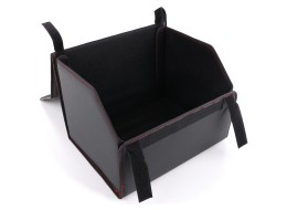 Organizer do bagażnika CAR COMPACT LEATHER M, 1 przegroda, składany, z pokrywą SIXTOL