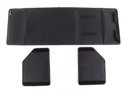 Organizer do bagażnika CAR COMPACT LEATHER M, 1 przegroda, składany, z pokrywą SIXTOL