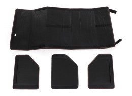Organizator do bagażnika samochodu CAR COMPACT LEATHER L, 2 przegrody, składany, z pokrywą