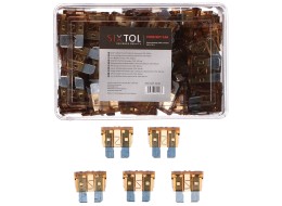 Zestaw bezpieczników samochodowych nożowych MECHANIC FUSE SET 7,5A, 100ks