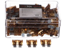 Zestaw bezpieczników samochodowych nożowych MECHANIC FUSE SET 7,5A, 100ks