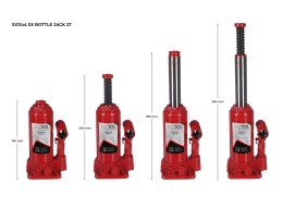 Hydrauliczny podnośnik butelkowy SX BOTTLE JACK 2T