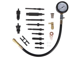 Zestaw do testowania kompresji silników wysokoprężnych MECHANIC ENGINE TESTER 23, 0-70bar, 23szt
