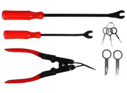Wielofunkcyjny zestaw do demontażu tapicerki i wnętrza MECHANIC TRIM SET 19, 19 szt.