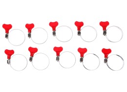 Opaska na wąż z motylkiem MECHANIC CONNECT 32-44mm, 10 szt.