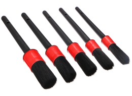 Zestaw miękkich precyzyjnych pędzelków do czyszczenia samochodu CAR DETAILING BRUSH 5 SOFT, 5 szt.