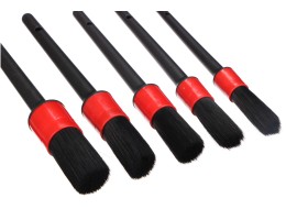 Zestaw miękkich precyzyjnych pędzelków do czyszczenia samochodu CAR DETAILING BRUSH 5 SOFT, 5 szt.