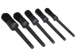 Zestaw twardych precyzyjnych pędzli do czyszczenia samochodu CAR DETAILING BRUSH 5 HARD, 5 szt.