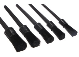 Zestaw twardych precyzyjnych pędzli do czyszczenia samochodu CAR DETAILING BRUSH 5 HARD, 5 szt.