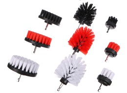 Zestaw szczotek do wiertarki do czyszczenia samochodu CAR DETAILING DRILL BRUSH 9, 9 szt.