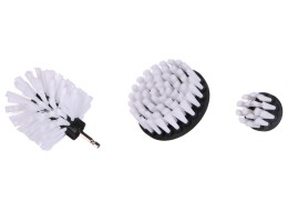 Zestaw szczotek do wiertarki do czyszczenia samochodu CAR DETAILING DRILL BRUSH 3 SOFT, 3 szt.