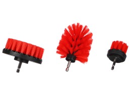 Zestaw szczotek do wiertarki do czyszczenia samochodu CAR DETAILING DRILL BRUSH 3 MEDIUM, 3 szt.