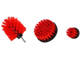 Zestaw szczotek do wiertarki do czyszczenia samochodu CAR DETAILING DRILL BRUSH 3 MEDIUM, 3 szt.
