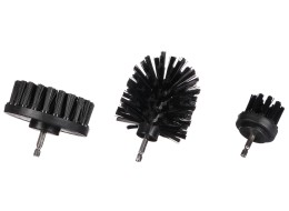 Zestaw szczotek do wiertarki do czyszczenia samochodu CAR DETAILING DRILL BRUSH 3 HARD, 3 szt.