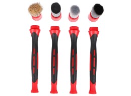 Zestaw precyzyjnych szczotek z wymiennymi nasadkami do czyszczenia samochodu CAR DETAILING BRUSH 4
