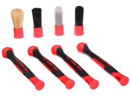 Zestaw precyzyjnych szczotek z wymiennymi nasadkami do czyszczenia samochodu CAR DETAILING BRUSH 4
