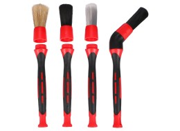 Zestaw precyzyjnych szczotek z wymiennymi nasadkami do czyszczenia samochodu CAR DETAILING BRUSH 4