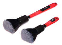 Zestaw precyzyjnych pędzli do czyszczenia samochodów z ergonomiczną rączką CAR DETAILING BRUSH 2 PRO, 2 sztuki