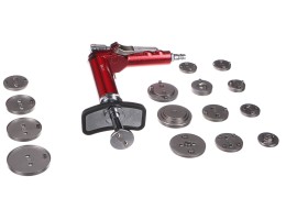 Pneumatyczny przyrząd do wciskania tłoczków hamulcowych MECHANIC BRAKE SET PNEU 16, zestaw 16 szt.