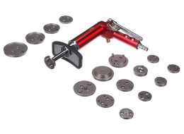 Pneumatyczny przyrząd do wciskania tłoczków hamulcowych MECHANIC BRAKE SET PNEU 16, zestaw 16 szt.